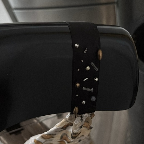 2B Bebe sheer Neutral leopard print maxi dress Sz M - Picture 7 of 16